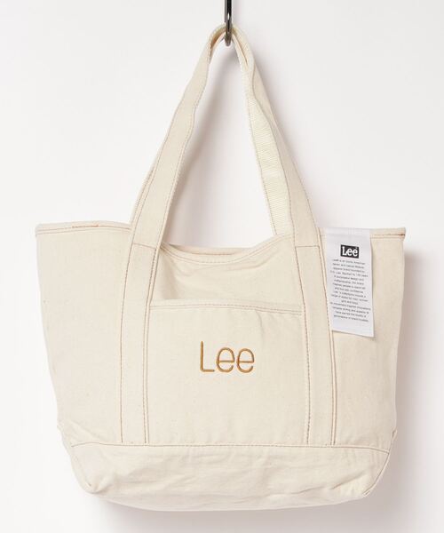 Lee(リー)の「Lee/リー ロゴ刺繍入り カラーキャンバストート(ショルダーバッグ・レディース・ブラック/ピンク/ブルー/イエロー/ホワイト/レッド/グリーン・FREE)」の2枚目の写真