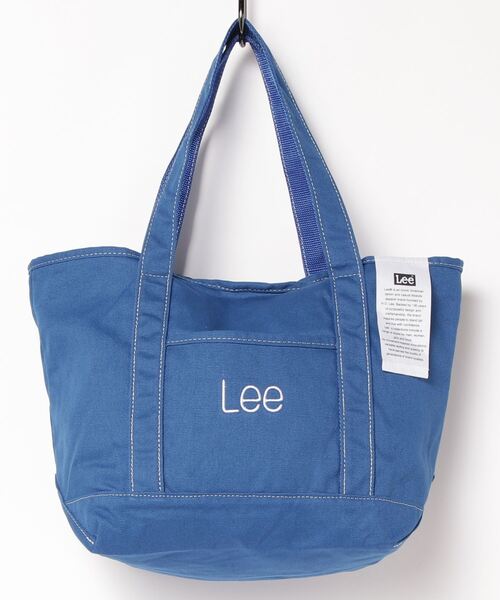 Lee(リー)の「Lee/リー ロゴ刺繍入り カラーキャンバストート(ショルダーバッグ・レディース・ブラック/ピンク/ブルー/イエロー/ホワイト/レッド/グリーン・FREE)」の5枚目の写真