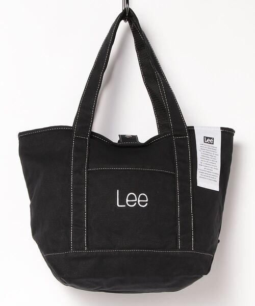 Lee(リー)の「Lee/リー ロゴ刺繍入り カラーキャンバストート(ショルダーバッグ・レディース・ブラック/ピンク/ブルー/イエロー/ホワイト/レッド/グリーン・FREE)」の3枚目の写真