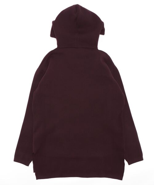 【セール】セマンティックデザイン エステルリブニット ルーズプルパーカー（パーカー）｜semantic design（セマンティックデザイン）