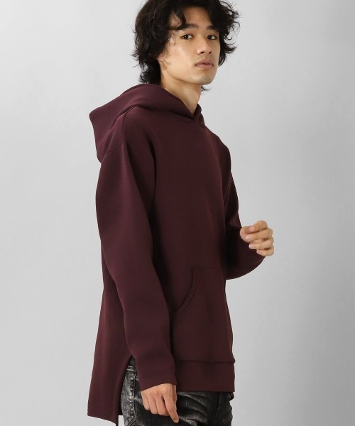 【セール】セマンティックデザイン エステルリブニット ルーズプルパーカー（パーカー）｜semantic design（セマンティックデザイン）