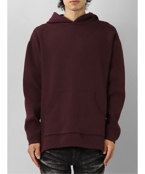 【セール】セマンティックデザイン エステルリブニット ルーズプルパーカー（パーカー）｜semantic design（セマンティックデザイン）