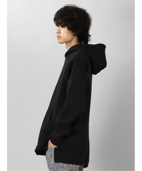【セール】セマンティックデザイン エステルリブニット ルーズプルパーカー（パーカー）｜semantic design（セマンティックデザイン）