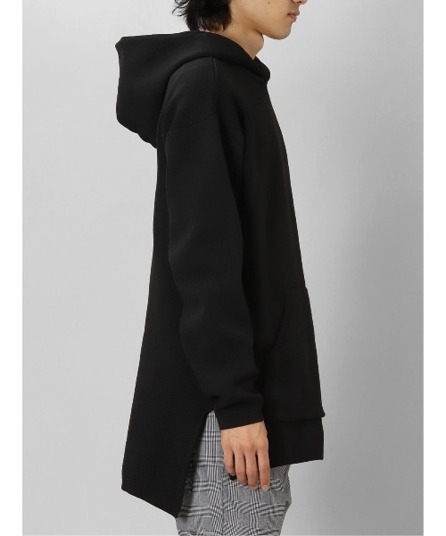 【セール】セマンティックデザイン エステルリブニット ルーズプルパーカー（パーカー）｜semantic design（セマンティックデザイン）