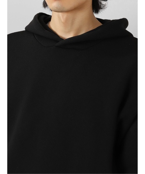 【セール】セマンティックデザイン エステルリブニット ルーズプルパーカー（パーカー）｜semantic design（セマンティックデザイン）