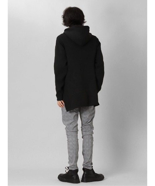 【セール】セマンティックデザイン エステルリブニット ルーズプルパーカー（パーカー）｜semantic design（セマンティックデザイン）