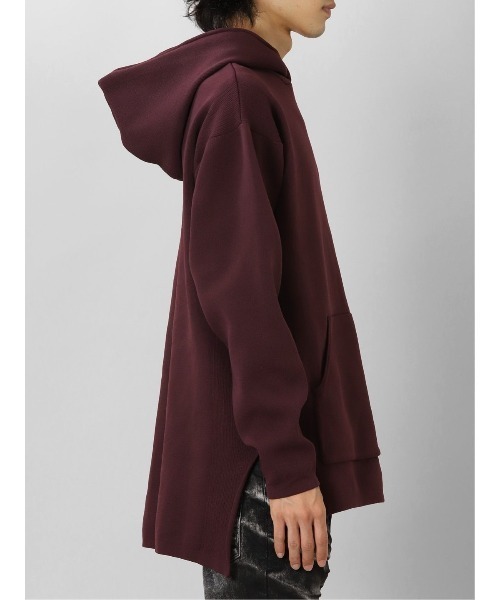 【セール】セマンティックデザイン エステルリブニット ルーズプルパーカー（パーカー）｜semantic design（セマンティックデザイン）