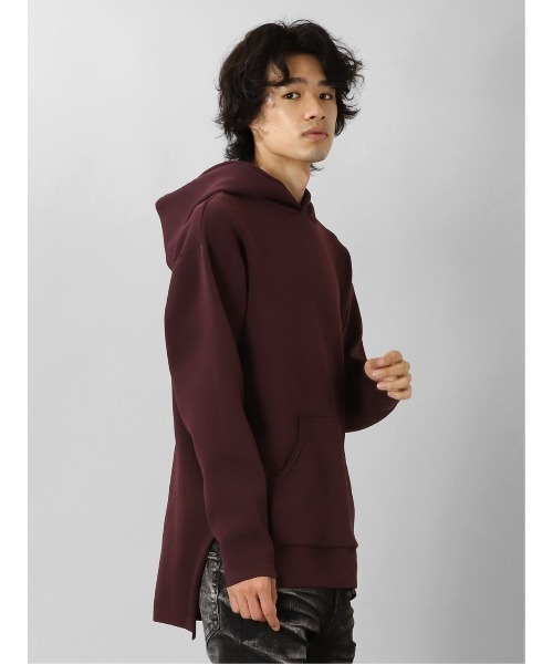 【セール】セマンティックデザイン エステルリブニット ルーズプルパーカー（パーカー）｜semantic design（セマンティックデザイン）