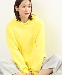 Wフェイスニットフーディー/洗える