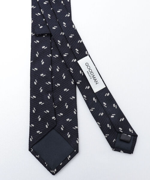 NOLLEY'S goodman（ノーリーズグッドマン）の「Fossati ワッフルツインジャガードネクタイ イタリアファブリック（ネクタイ・メンズ・ブルー系その他7・FREE）」の3枚目の写真