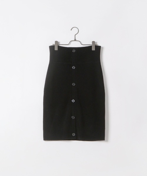 yuw（ユウ）の「モジュールニットワンピース　294801（ワンピース・レディース・ブラック/グレー・FREE）」の4枚目の写真