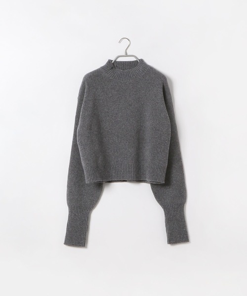 yuw（ユウ）の「モジュールニットワンピース　294801（ワンピース・レディース・ブラック/グレー・FREE）」の5枚目の写真