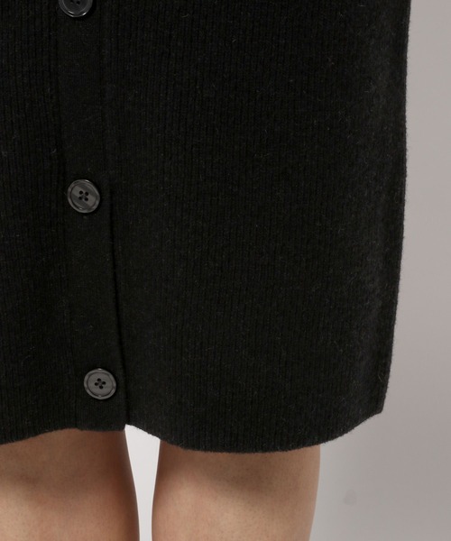 yuw（ユウ）の「モジュールニットワンピース　294801（ワンピース・レディース・ブラック/グレー・FREE）」の15枚目の写真