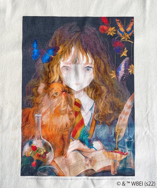 COMMON WARE（コモンウェアー）の「FD: キャラチョイ HARRYPOTTER ハリーポッター Tシャツ（Tシャツ/カットソー・レディース・ホワイト/ブラック/ベージュ/グリーン/ホワイト系1/ブラック系1・S/M/L/XL）」の17枚目の写真