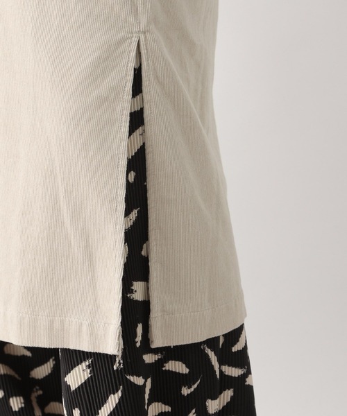 LEPSIM（レプシィム）の「コーデュロイロングシャツワンピース　162177（ワンピース・レディース・グレイッシュベージュ/ブルー/ブラウン・FREE）」の17枚目の写真