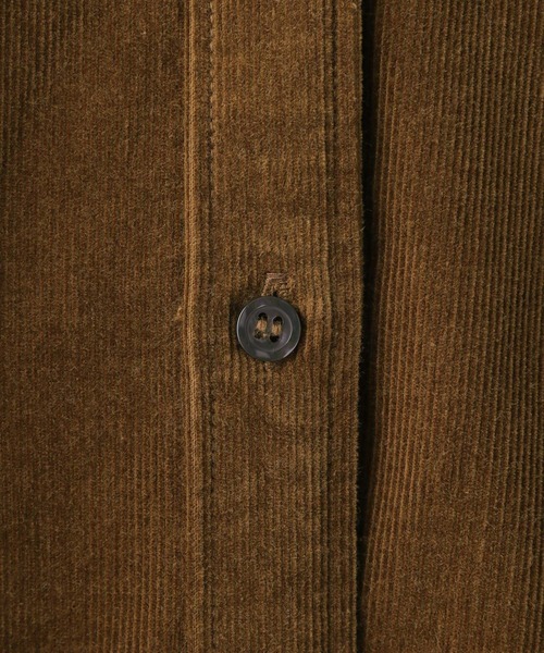 LEPSIM（レプシィム）の「コーデュロイロングシャツワンピース　162177（ワンピース・レディース・グレイッシュベージュ/ブルー/ブラウン・FREE）」の9枚目の写真