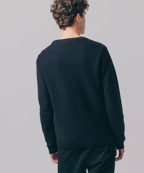 LACOSTE（ラコステ）の「ミドルゲージミリタリーニットセーター（ニット/セーター・メンズ・モスグリーン/ネイビー/ブラック・2/3/4/5）」の6枚目の写真