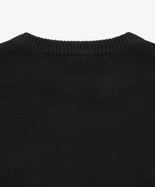 LACOSTE（ラコステ）の「ミドルゲージミリタリーニットセーター（ニット/セーター・メンズ・モスグリーン/ネイビー/ブラック・2/3/4/5）」の10枚目の写真