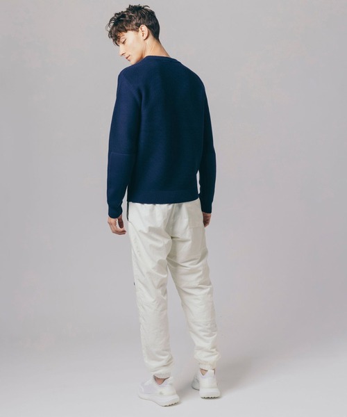 LACOSTE（ラコステ）の「ミドルゲージミリタリーニットセーター（ニット/セーター・メンズ・モスグリーン/ネイビー/ブラック・2/3/4/5）」の15枚目の写真