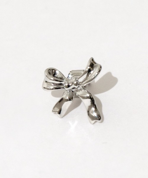 ラッピングリボンピアス（ピアス（片耳用））｜flower（フラワー