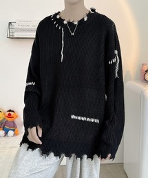 MGV | ダメージステッチプルオーバーニット(ニット/セーター)