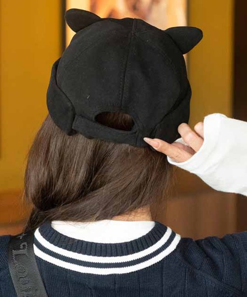 STYLEBLOCK（スタイルブロック）の「猫耳キャップ（キャップ・レディース・ブラック/ブラウン系その他/グレー/カーキ/ライトグリーン/グリーン・FREE）」の14枚目の写真