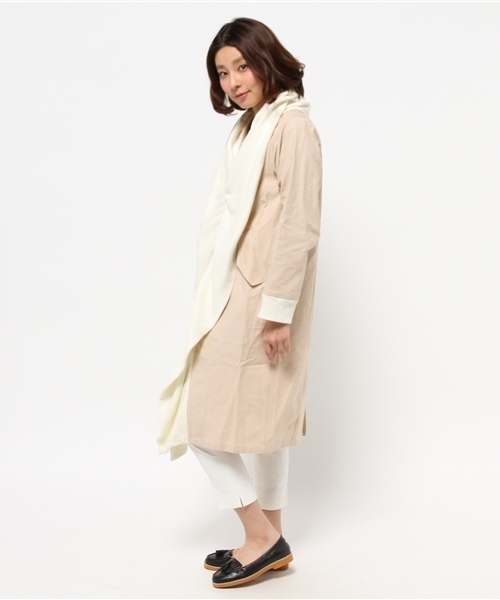 OUTLET（アウトレット）の「【WHO'S WHO gallery】MFcomanclgown（その他アウター・レディース・ベージュ/カーキ・FREE）」の5枚目の写真