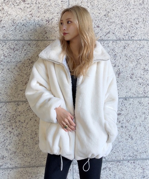 Mela（メラ）の「FUR ZIP COAT（その他アウター）」 - WEAR