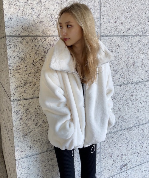 Mela（メラ）の「FUR ZIP COAT（その他アウター）」 - WEAR