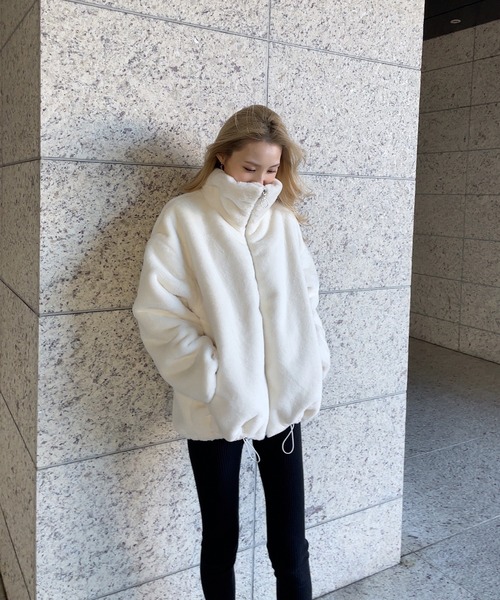 Mela（メラ）の「FUR ZIP COAT（その他アウター）」 - WEAR