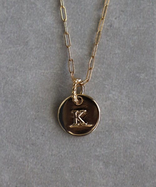 Bonjour Sagan（ボンジュールサガン）の「イニシャルプレートネックレス（ネックレス・レディース・A/Y/K/M・FREE）」の11枚目の写真