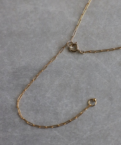 Bonjour Sagan（ボンジュールサガン）の「イニシャルプレートネックレス（ネックレス・レディース・A/Y/K/M・FREE）」の15枚目の写真