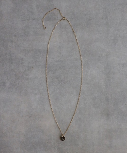 Bonjour Sagan（ボンジュールサガン）の「イニシャルプレートネックレス（ネックレス・レディース・A/Y/K/M・FREE）」の16枚目の写真