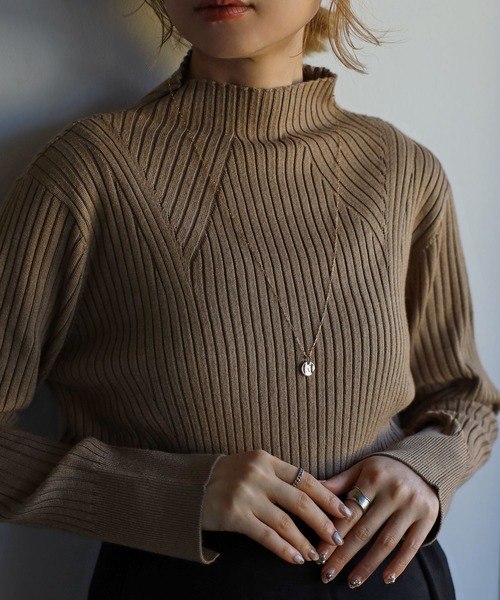 Bonjour Sagan（ボンジュールサガン）の「イニシャルプレートネックレス（ネックレス・レディース・A/Y/K/M・FREE）」の21枚目の写真