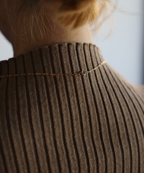 Bonjour Sagan（ボンジュールサガン）の「イニシャルプレートネックレス（ネックレス・レディース・A/Y/K/M・FREE）」の22枚目の写真