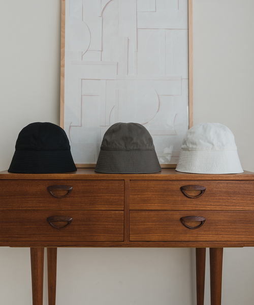 KIJIMA TAKAYUKI(キジマ タカユキ)の「【KIJIMA TAKAYUKI / キジマ タカユキ】別注 ツイル セーラーハット(ハット・メンズ・ホワイト×ホワイト/カーキ/ブラック・FREE)」の4枚目の写真