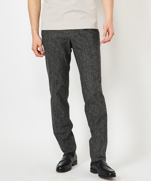 【EFLEND(エフレンディ)】へリンボンプリントスラックス/別売りジャケットあり