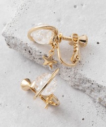 土星モチーフ イヤリング