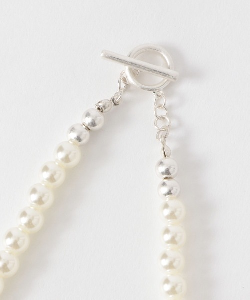 Andemiu（アンデミュウ）の「パールメタル2レンネックレス184368（ネックレス・レディース・シルバー/ゴールド・FREE）」の12枚目の写真