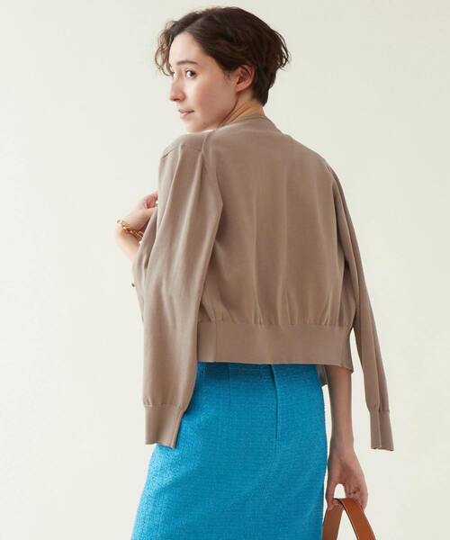 martinique（マルティニーク）の「martinique/ESSENTIALカーディガン（カーディガン/ボレロ・レディース・ホワイト/ネイビー/ピンク/ベージュ系その他・FREE）」の18枚目の写真