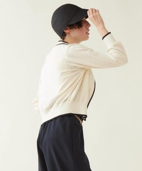 martinique（マルティニーク）の「martinique/ESSENTIALカーディガン（カーディガン/ボレロ・レディース・ホワイト/ネイビー/ピンク/ベージュ系その他・FREE）」の11枚目の写真