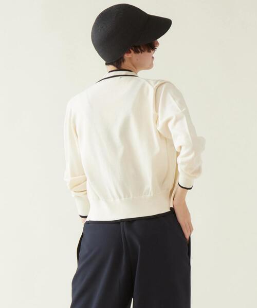 martinique（マルティニーク）の「martinique/ESSENTIALカーディガン（カーディガン/ボレロ・レディース・ホワイト/ネイビー/ピンク/ベージュ系その他・FREE）」の8枚目の写真