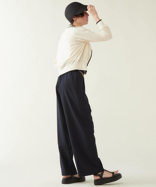 martinique（マルティニーク）の「martinique/ESSENTIALカーディガン（カーディガン/ボレロ・レディース・ホワイト/ネイビー/ピンク/ベージュ系その他・FREE）」の15枚目の写真