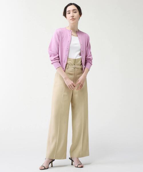 martinique（マルティニーク）の「martinique/ESSENTIALカーディガン（カーディガン/ボレロ・レディース・ホワイト/ネイビー/ピンク/ベージュ系その他・FREE）」の22枚目の写真