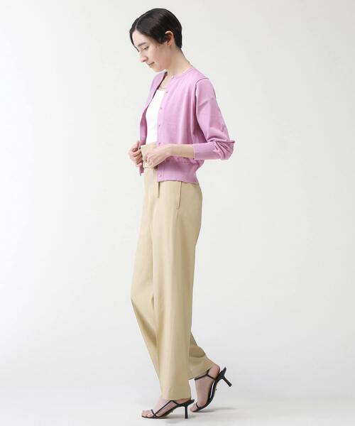 martinique（マルティニーク）の「martinique/ESSENTIALカーディガン（カーディガン/ボレロ・レディース・ホワイト/ネイビー/ピンク/ベージュ系その他・FREE）」の12枚目の写真