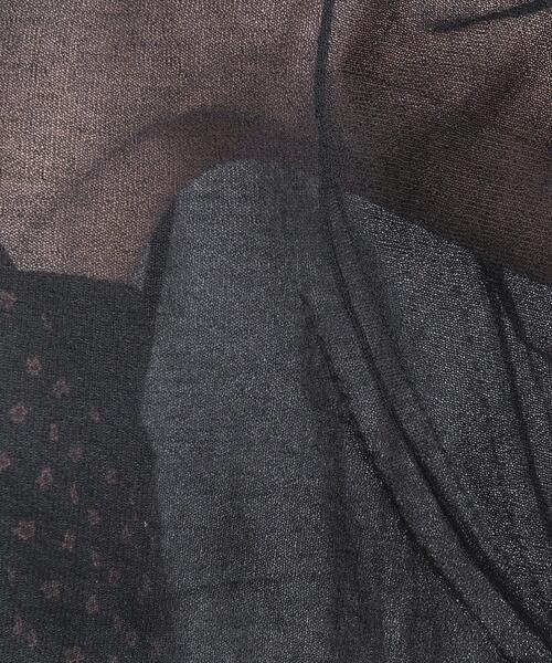 コットンナイロンシアーカーディガン-ウォッシャブル-