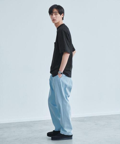 CHUMS(チャムス)の「【別注】<CHUMS> 鹿の子 ロゴ ポケット Tシャツ カットソー(Tシャツ/カットソー・メンズ・ターコイズブルー/ホワイト/ブラック/その他1・M/S/L/XL)」の21枚目の写真