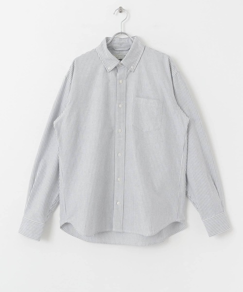 URBAN RESEARCH Sonny Label（アーバンリサーチサニーレーベル）の「『WEB/一部店舗限定/XLサイズあり/抗菌』オックスボタンダウンシャツ（シャツ/ブラウス・メンズ・ネイビー/ブルー/ブルー系その他/ブラック系その他/ホワイト/ピンク/グレー系その他/ホワイト系その他/ライトブルー/ストライプ・LARGE/SMALL/X-LARGE/MEDIUM/X-SMALL）」の15枚目の写真