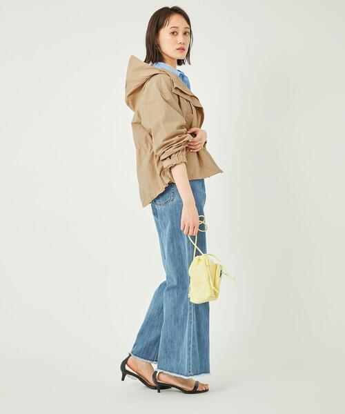 green lebel relaxing ショートフードブルゾン　36 green label relaxing（グリーンレーベルリラクシング）の「撥水