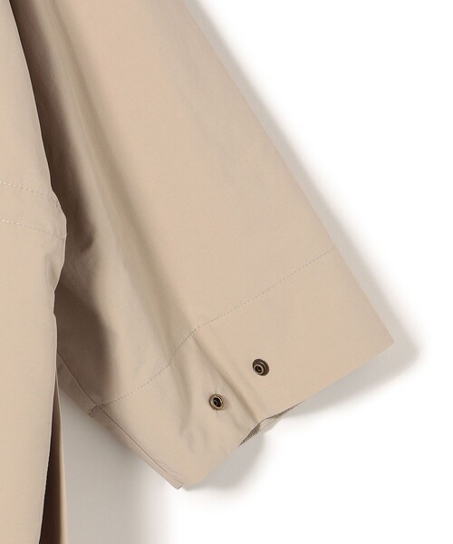 SHIPS（シップス）の「Primary NavyLabel:〈手洗い可能〉フード ポンチョ（ポンチョ・レディース・ベージュ/ダークグレー・ONE SIZE）」の8枚目の写真